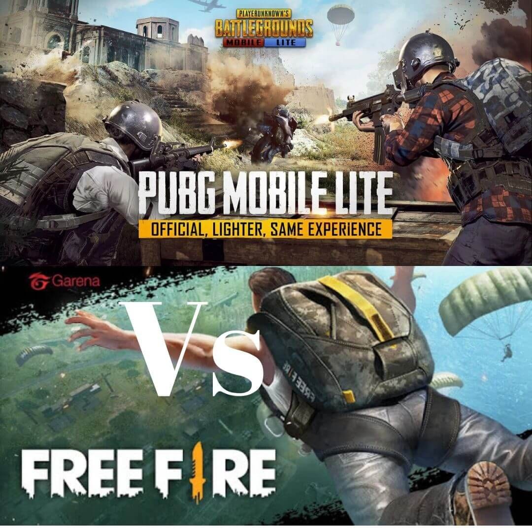 Pubgm Lite Vs Free Fire Battle Royale Comparison On Android